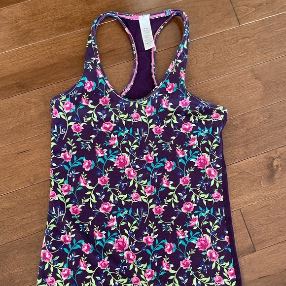 Ivivva tank top // burgundy, pink , green, blue - Picture 1 of 2